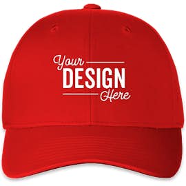 Pacific Headwear Cotton Blend Adjustable Hat - Color: Red