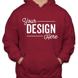 Gildan Midweight 50/50 Pullover Hoodie - Color: Cardinal Red