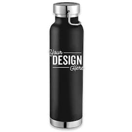 22 oz. Thor Copper Vacuum Insulated Water Bottle - Color: Black