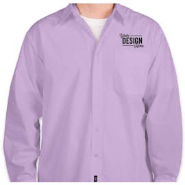 Port Authority Long Sleeve Easy Care Shirt - Color: Bright Lavender