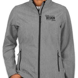 Port Authority Women's Core Fleece Lined Soft Shell Jacket - Color: Pearl Grey Heather