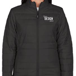 Core 365 Women's Insulated Packable Puffer Jacket - Color: Black