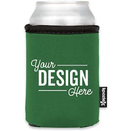 Contrast Foldable Can KOOZIE ® - Color: Green