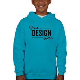 Jerzees Youth Nublend 50/50 Pullover Hoodie - Color: California Blue