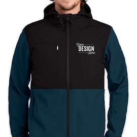 The North Face Castle Rock Hooded Soft Shell Jacket - Color: Blue Wing