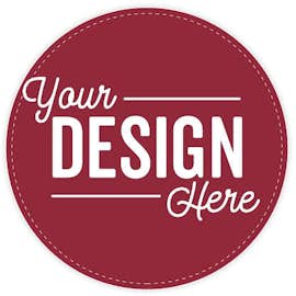 One Way Shopping 12" Circle Floor Decal - Color: Maroon