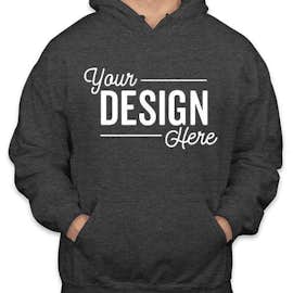 Gildan Midweight 50/50 Pullover Hoodie - Color: Dark Heather