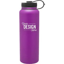 40 oz. h2go Venture Copper Vacuum Insulated Water Bottle - Color: Grape