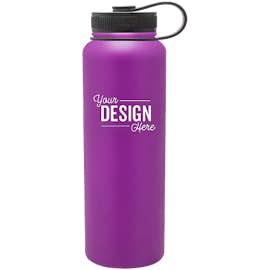 40 oz. h2go Venture Copper Vacuum Insulated Water Bottle - Color: Grape