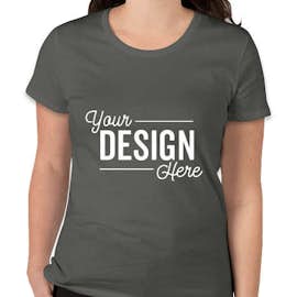 Royal Apparel Women's USA-Made Slim Fit Organic T-shirt - Color: Slate