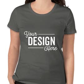Royal Apparel Women's USA-Made Slim Fit Organic T-shirt - Color: Slate
