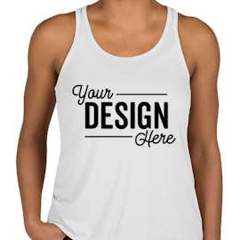 Anvil Women's Racerback Freedom Tank - Color: White