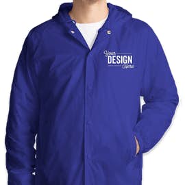 Augusta Hooded Coach's Jacket - Color: Royal