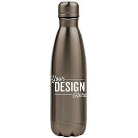 17 oz. Copper Vacuum Insulated Water Bottle - Color: Titanium