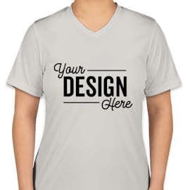 Canada - Team 365 Women's Zone V-Neck Performance Shirt - Color: Sport Silver