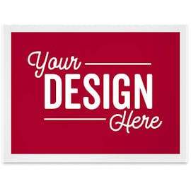 Full Color 24" x 18" Sign - Color: Cardinal