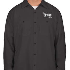 Canada - Red Kap Long Sleeve Industrial Work Shirt - Color: Charcoal
