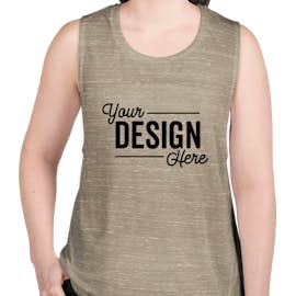 Bella + Canvas Women's Flowy Muscle Tank - Color: Stone Marble