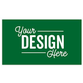 Full Color Business Card Magnet - .019" - Color: Kelly Green
