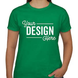 Canada - Gildan Ultra Cotton Women's T-shirt - Color: Irish Green