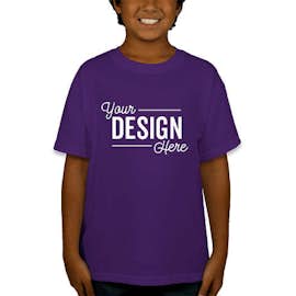 Canada - Gildan Youth DryBlend 50/50 T-shirt - Color: Purple