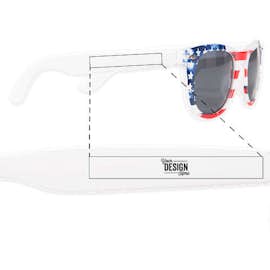 Patriotic Sunglasses - Color: USA Flag