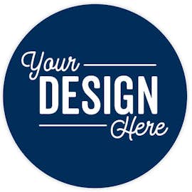 Full Color 4 in. Circle Magnet - Color: Navy
