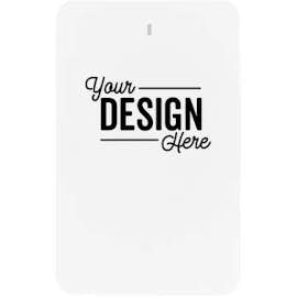 Full Color 3-in-1 Flip Power Bank - Color: White
