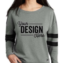 New Era Women's Varsity Tri-Blend Crewneck Sweatshirt - Color: Shadow Grey Heather