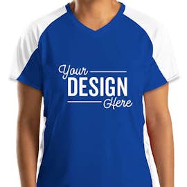 Augusta Women's Cutter Jersey - Color: Royal / White