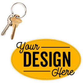 5.75 in. x 3.375 in. Oval Car Magnet - Color: Athletic Gold