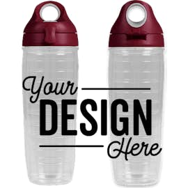 Tervis 24 oz. Sports Bottle with Lid (Full Color Wrap Print) - Color: Maroon / Grey