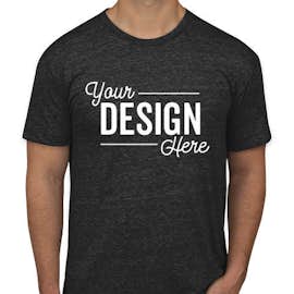 American Apparel USA-Made Tri-Blend Track T-shirt - Color: Tri-Black