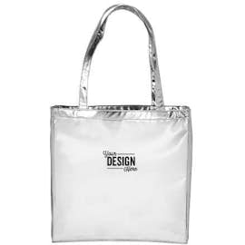 Runway Metallic Tote - Color: Silver