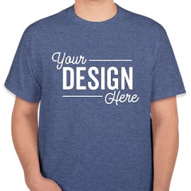 Canada - Fruit of the Loom 100% Cotton T-shirt - Color: Retro Heather Royal