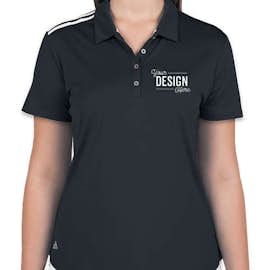 Adidas Women's Climacool 3-Stripes Shoulder Polo - Color: Navy