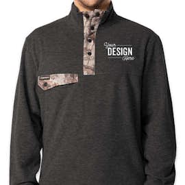 Dri Duck Denali Snap Up Pullover - Color: Charcoal Realtree Xtra