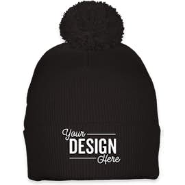 Sportsman Pom Pom Beanie - Color: Black