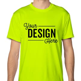 Bayside USA-Made Performance Shirt - Color: Lime Green