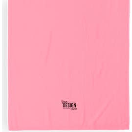 Lightweight Embroidered Beach Towel - Color: Pink