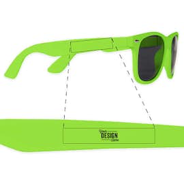Sun Ray Sunglasses - Color: Lime Green