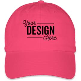 Bayside USA-Made Cotton Twill Hat - Color: Bright Pink
