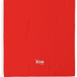 Lightweight Embroidered Beach Towel - Color: Red