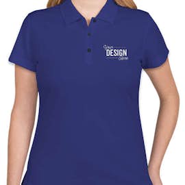 Adidas Women's ClimaLite Performance Polo - Color: Collegiate Royal / White
