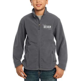 Port Authority Youth Value Fleece Jacket - Color: Iron Grey