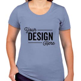 Canada - Bella + Canvas Women's Slim Fit Tri-Blend T-shirt - Color: Blue Tri-Blend