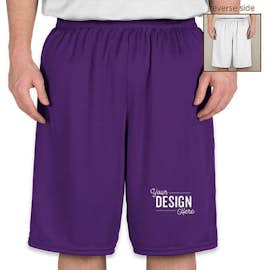 High Five Competition Reversible Basketball Shorts - Color: Purple / White