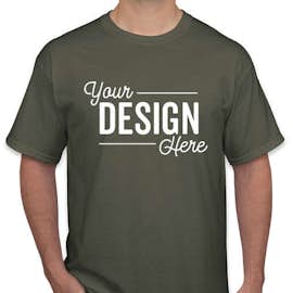 Canada - Gildan 100% Cotton T-shirt - Color: Military Green