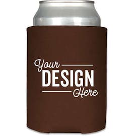 Foldable Can Cooler - Color: Brown