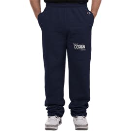 Champion Double Dry Eco Open Bottom Sweatpants - Color: Navy